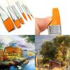 6x Professional Painting Brushes Set Acrylic Oil Watercolor Artist Paint Brush