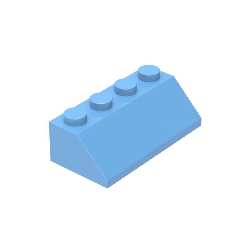 50 PEÇAS TELHA 2X4/45° Compatível 3037 Peças, Inclinações Peças Autoencaixáveis Blocos de Construção Brinquedos Acessórios