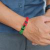 Noter Neue Mode Grünes Rotes Kordelarmband Für Männer Klasse A 4mm Schnur Armband Pulseria Homme Freund Handzubehör Joias