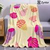 Color Shell Lightweight Microfiber Soft Christmas Fleece Blanket Warm Cozy Throw for Bed Sofa Office Travel All Season