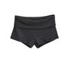Pantaloncini a Righe Vita Bassa Stile Americano Donna Estate Nuovo Design Sexy Mini Pantaloncini Abbigliamento da Esterno Hot Pants Alta Elasticità Polye...