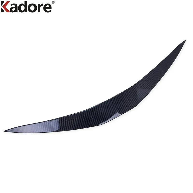 Front Hood Engine Cover Trim For Toyota Camry XV70 LE XLE 2017-  Carbon Fiber Car Upper Racing Grille Strip Accessories