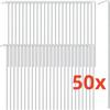 50PCS Silver Heavy Duty Tent Pegs Galvanised Steel Metal Tent Pegs New Camping Ground Sheet Anchor