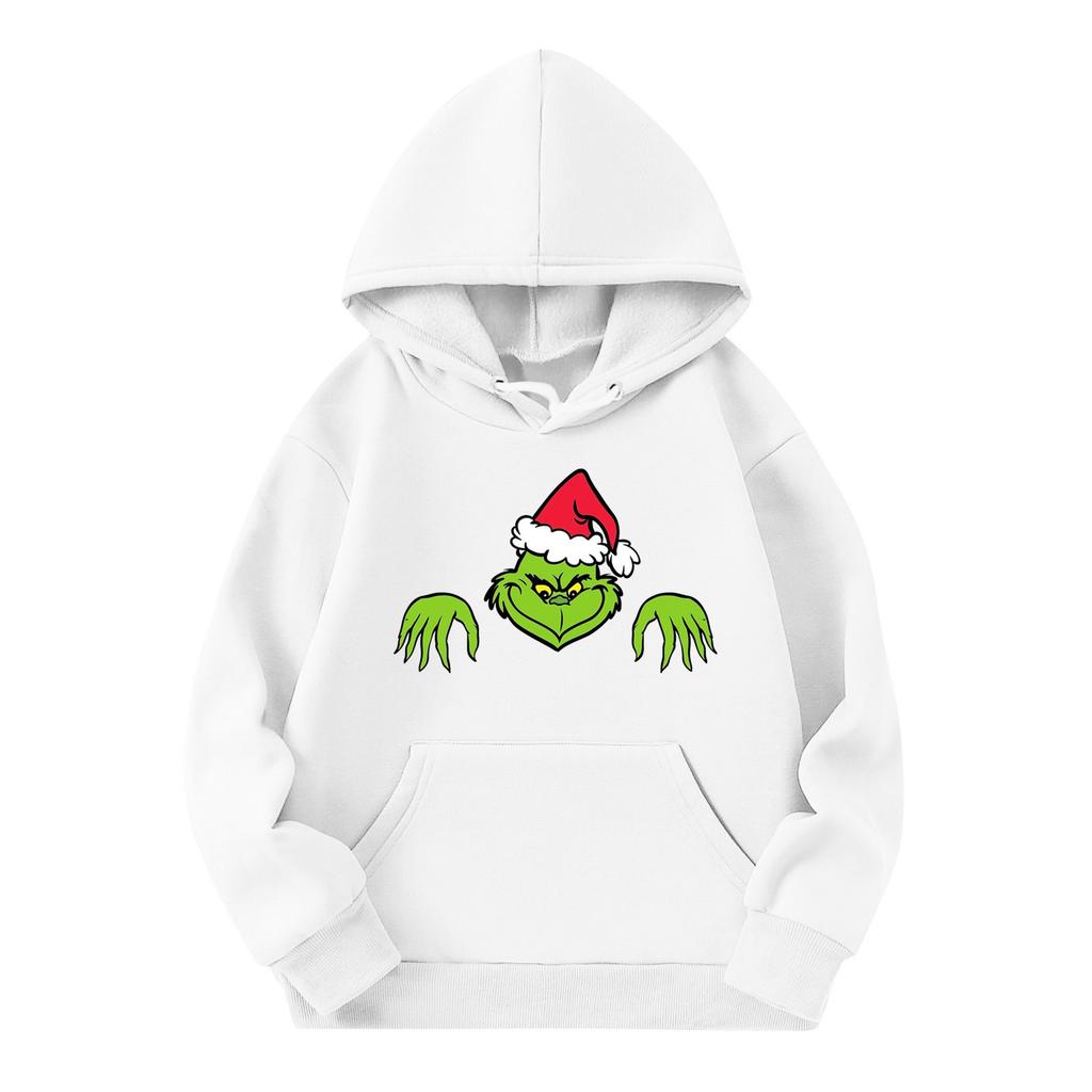 Sweatshirts For Teen Girls Hoodies Long Sleeve Drawstring Pullover Cute Oversized Hoodie Christmas Day