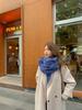 White Cashmere Scarf: Thickened, Solid Color, Versatile for Women & Men, Perfect for Autumn & Winter