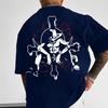 One Piece Anime Ace Men and Women Summer Tshirts Large Size Harajuku  Large Size Retro Print Trendy Casual Men and Women
