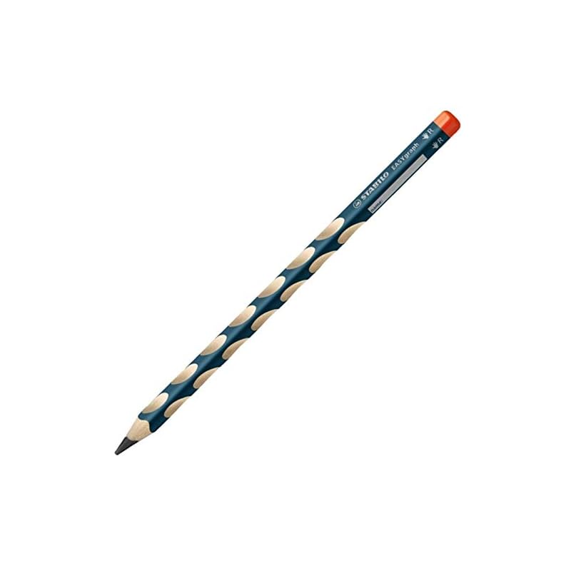 STABILO EasyGraph HB Pencils, Right-Handed, 12 Pencils, B322-HB
