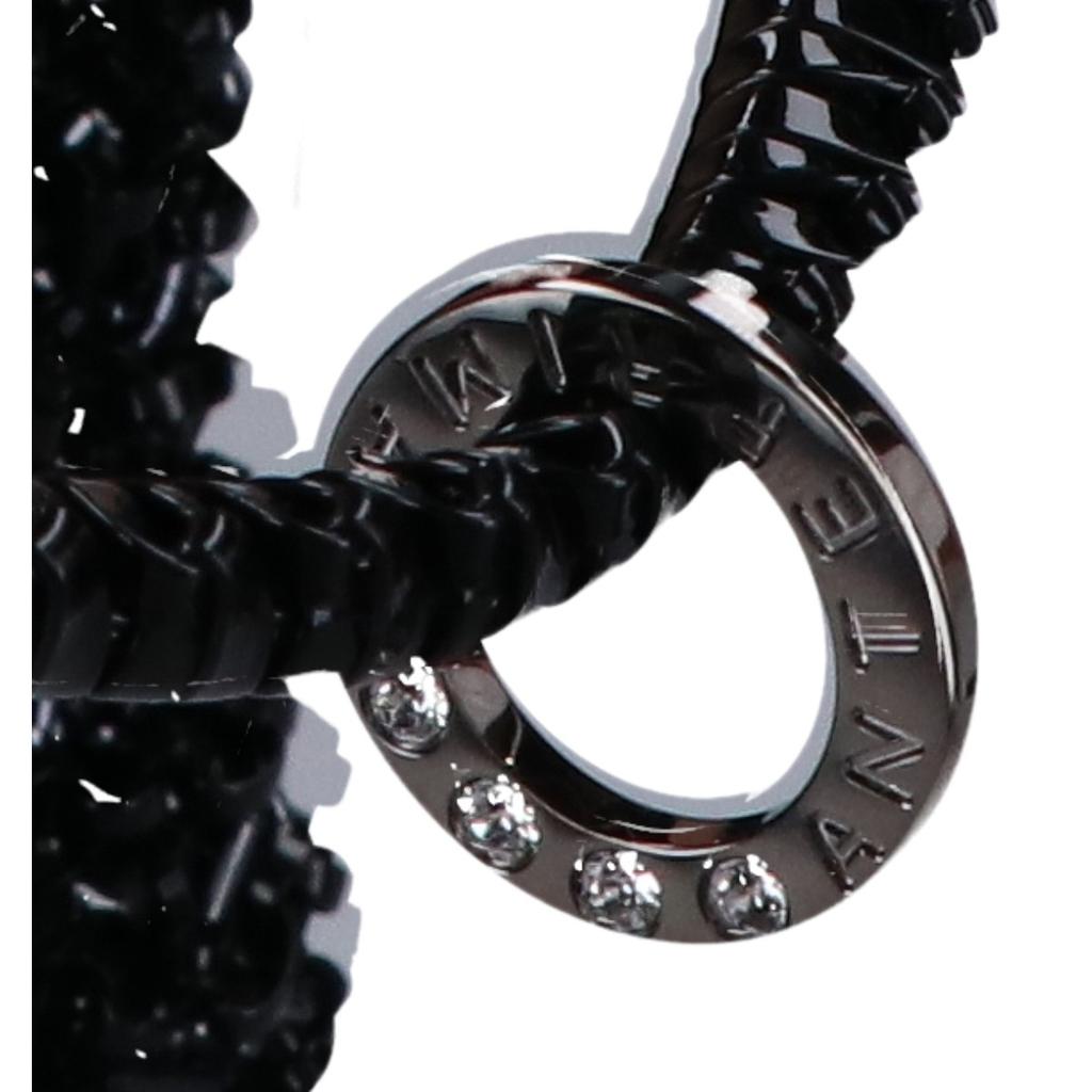 ANTEPRIMA Wire Glitter Square Chain Tote Bag Handbag Enamel blackUsed