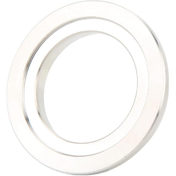 Schweißbare Einlassflansch, 44 mm Edelstahl-Wastegate-Einlassflansch Ersatz-Turbolader-Wastegate V-Band-Einlassflansch für Tial Einlassseite