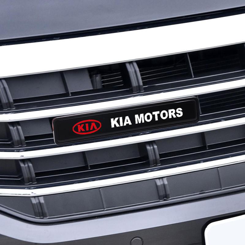 1pcs Fashion Car Front Hood Grille Emblem LED Light Grill Decorative Lights For Kia Rio Ceed Sportage Cerato Soul Sorento K2 K5 Flip Car Accessories