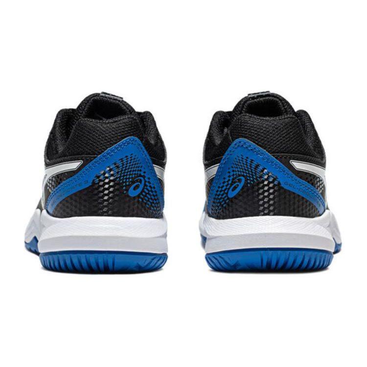 ASICS Gel Dedicate 8 GS Black Tuna Blue Kids Sneakers 1044A077-002