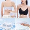 Tamglean Quion Wireless Bra for Women Breathable Padded Bra with Breast Comfortable Underwear with Lace Stitching for a Flattering and