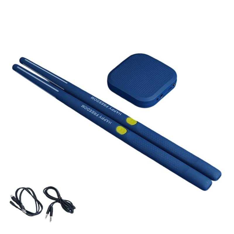Portable Pocket Drum Motion Sensing Electric Air Drum With Drumsticks Virtual Air Drum for Beginners Kids Enduring