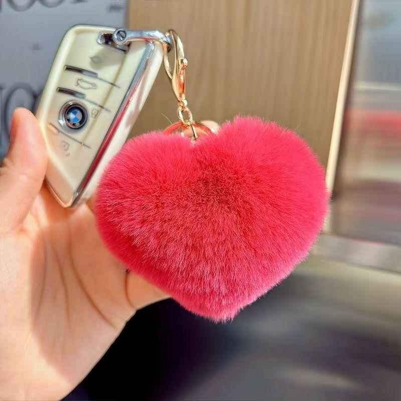 Miękki Puszysty Ser Pompon Breloczek do Kluczy, Pluszowy Serowy Breloczek do Torebki ze Złotym Klipsem, Puszysty Ser Pompon Breloczek do Kluczy, Miękki Pluszowy Breloczek