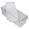 Transparent Clear Organizing Bin Plastic Storage Container Organizer Bin  Kitchen