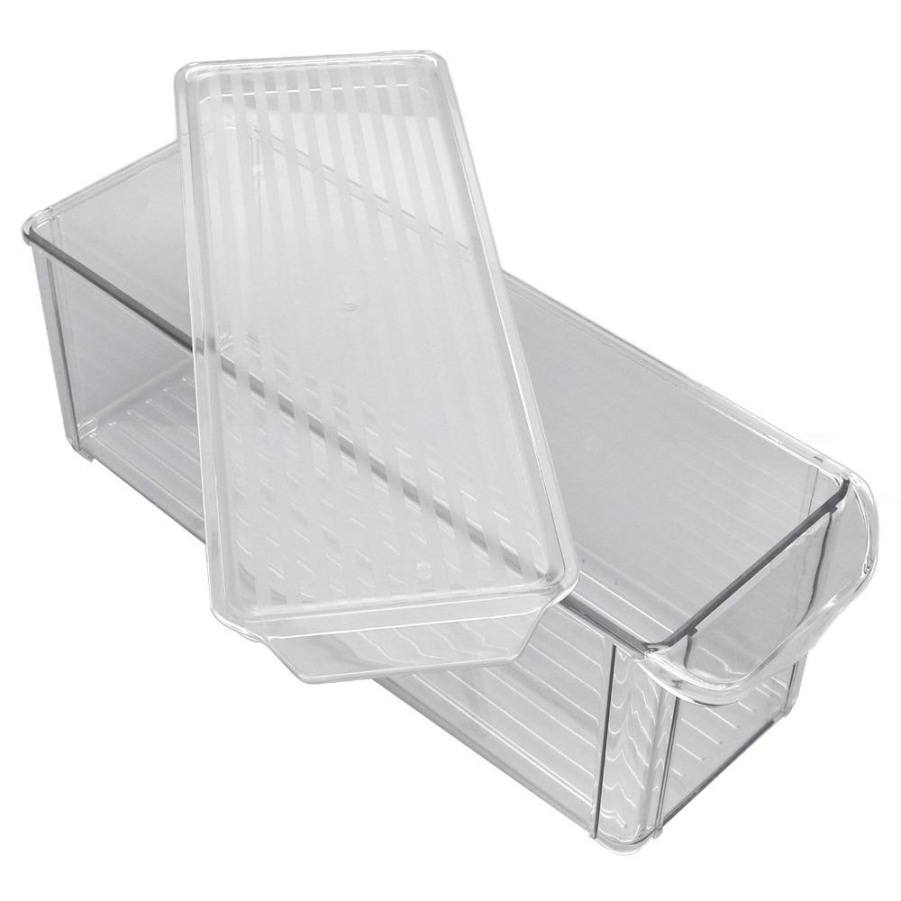 Transparent Clear Organizing Bin Plastic Storage Container Organizer Bin  Kitchen