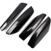 Tocatus Roof Cargo Rack Rail End Cover Shell Cap Trim For 2003-2009 Toyota 4Runner 4WD N210, Black, 4Pcs