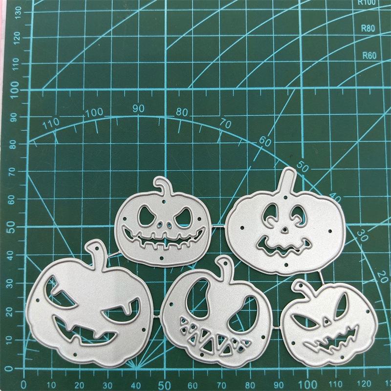 Halloween-Kürbisbrett, Metall-Stanzschablonen, DIY-Kartenherstellung, Papierbasteln, Scrapbooking, Fotoalbum, Prägung, Deko