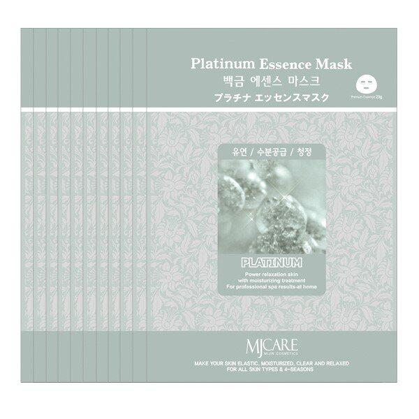 [100 sheets] Platinum Hydrating Skin Softening Cleansing Essence Mask Pack (6514360A)