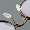 54227 Retro Steam Punk Glasses Frames Men Round Optical Eyewear Metal Spectacle Frame Computer Eyeglasse