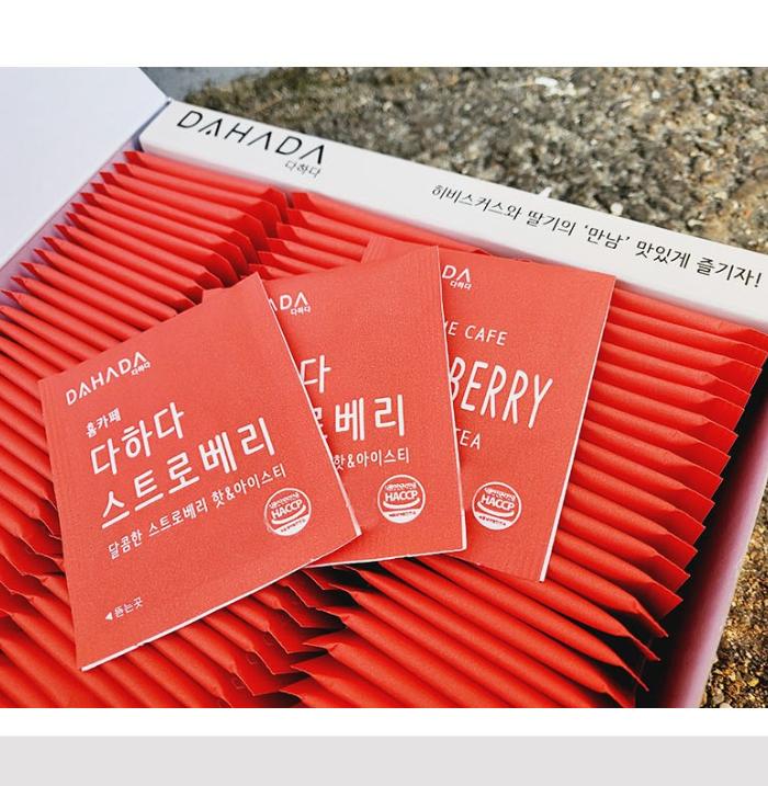 Dahada Strawberry Tea Bag (20pcs / 100pcs)