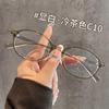 Korean Tortoiseshell Eyeglass Frames, Women's Style 8171, Anti-Blue Light TR90 Ultralight Glasses.
