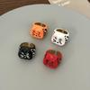 Jewelry Accessories Painting Ring Korean Style Chunky Enamel Ring Cute Drip Oil Cat Ring  Gift