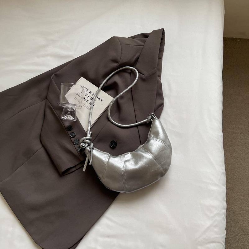 Casual Dumpling Bag Oblique Span Bag Women's Fashion 2025 New Korean Version Student Large-capacity Shoulder Armpit Bag