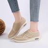 Womens Elderly Extra Wide Width Walking Shoes Adjustable Easy On/Off Slip-on Shoes for Swollen Feet