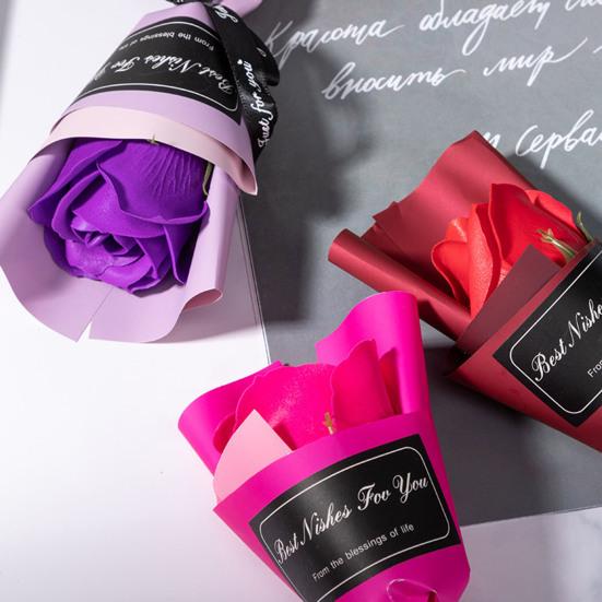 Mini Bukiet Wiecznych Róż Sztuczny Dyfuzor Mydlana Róża Bukiet Kwiatowy dla Mamy Kobiet Urodziny Walentynki Wystrój Wnętrza Domu Samochodu