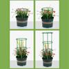 A Set of 12 Floors -Plant Support Pile Half Round Climbing Vines Stake Bonsai Fixing Rod Garden Plant Stake Holder Flower Ring Support Rack