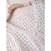 New Short Cotton T-Shirt Women Knitting O-Neck Hollow Summer Style Basic Tops Tees Loose Clothing