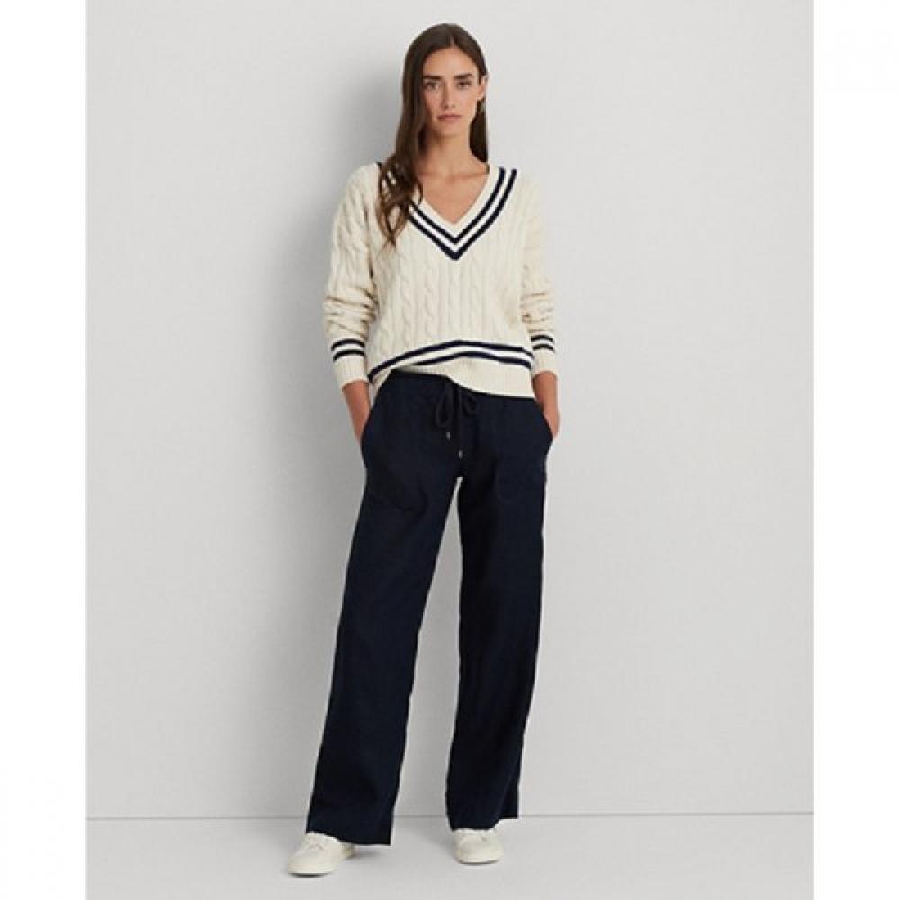 Lauren Ralph Lauren Linen Wide Leg Pants  Wmlrpntsbv20107410 6