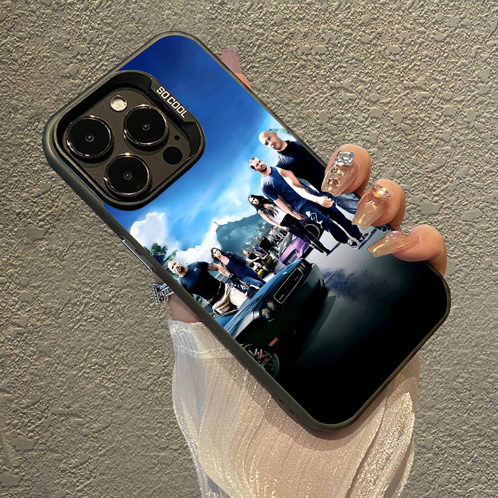 Fast And R-Furious Moive Phone Case For IPhone 16 15 Plus 14 13 12mini 11Pro Max Candy Matte Shockproof Back Cover
