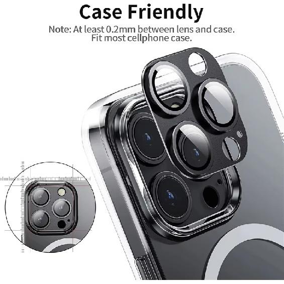 Metal Glass Camera Lens Protector For iPhone 17 18 Pro Max Air 16 15 14 11 Pro Max 13 12 Mini Plus Phone Lens Screen Protector 4