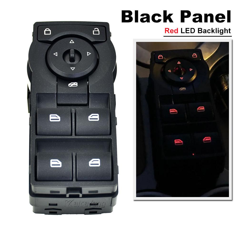 Car 92225343 92247215 Power Window Switch LED Light for Holden Pontiac G8 2008 2009 Auto Parts Black-Red Light
