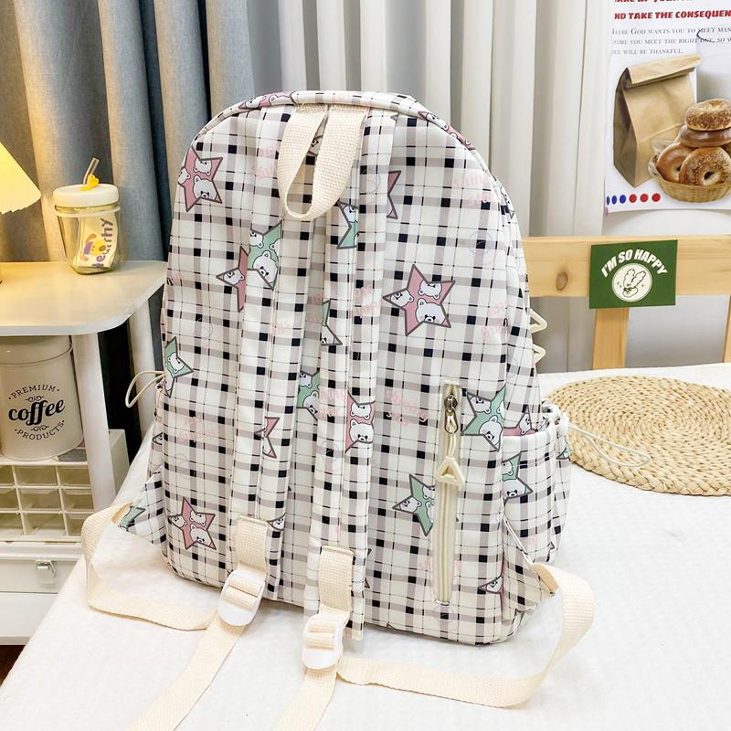 Rucsac usor de mare capacitate Rucsac pentru femei cu imprimeu desenat