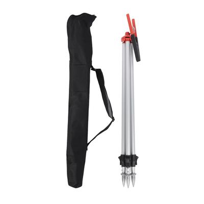 Vermessungsprisma-Stativstange 75–120 cm Höhe Einziehbar Aluminiumlegierung Zentrierstangenklemme Stativ für Tachymeter