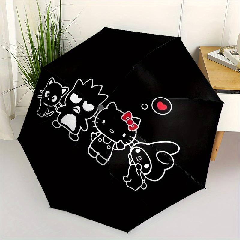 

1pc Hello Kitty Friends CircleUmbrella with Plastic Handle,Suitable for All Seasons Home Travel Outdoor UmbrellaSanlio231