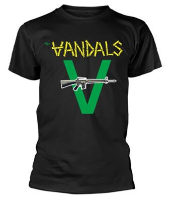 The Vandals 'Peace Thru Vandalism' T Shirt Black All Size S-5XL Gift Fans AE17 Unisex T-Shirt
