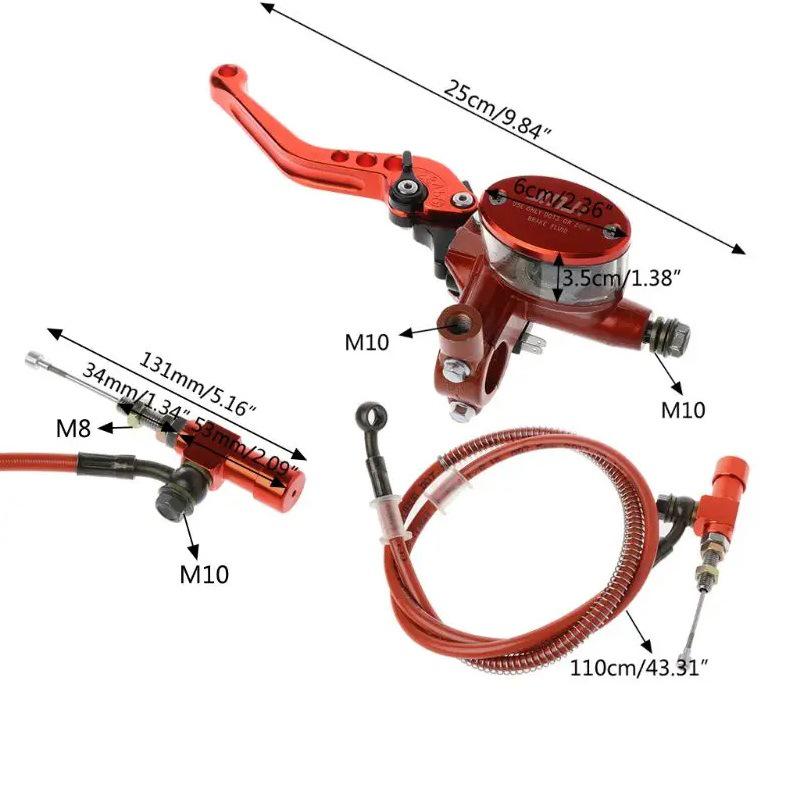 M10x1.25 Aluminum Off-Road Motorcycle/ATV Hydraulic Clutch Brake Lever