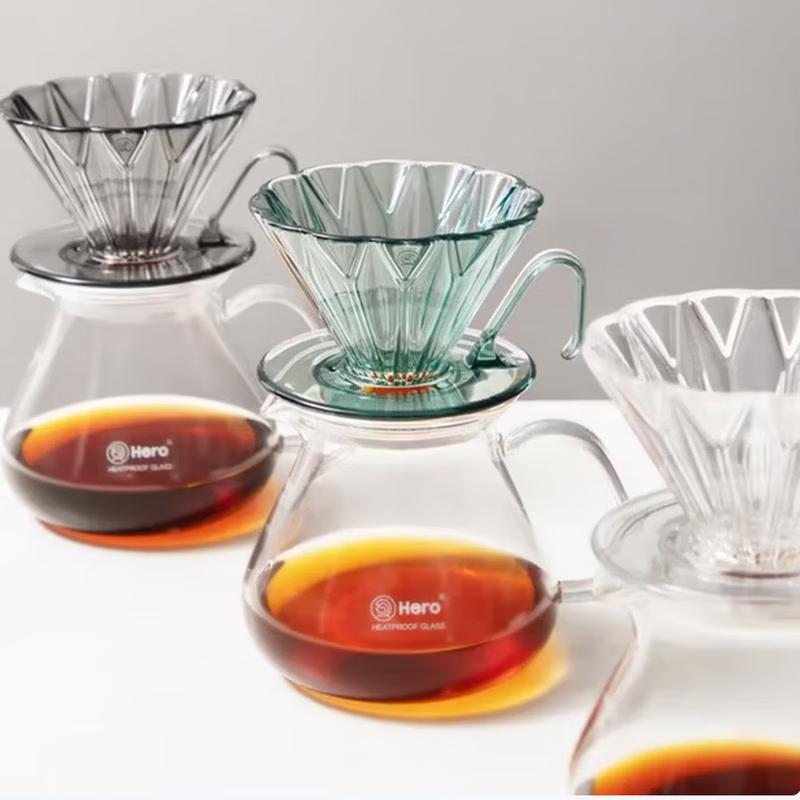 Hero Prism Glass Hand-Pour Coffee Filter Cup