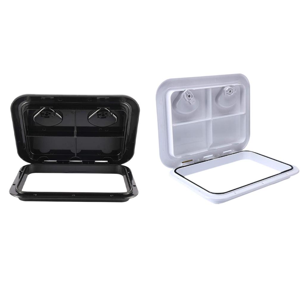 Sturdy Marine Deck Access Hatch Rectangular Cover Lid Engineering Plastic High Performance Door for Vessel RV Yacht