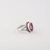 Rosa Turmal Edelstein 925 Sterling Silber Designer Damenring Für Damen RR-84-1