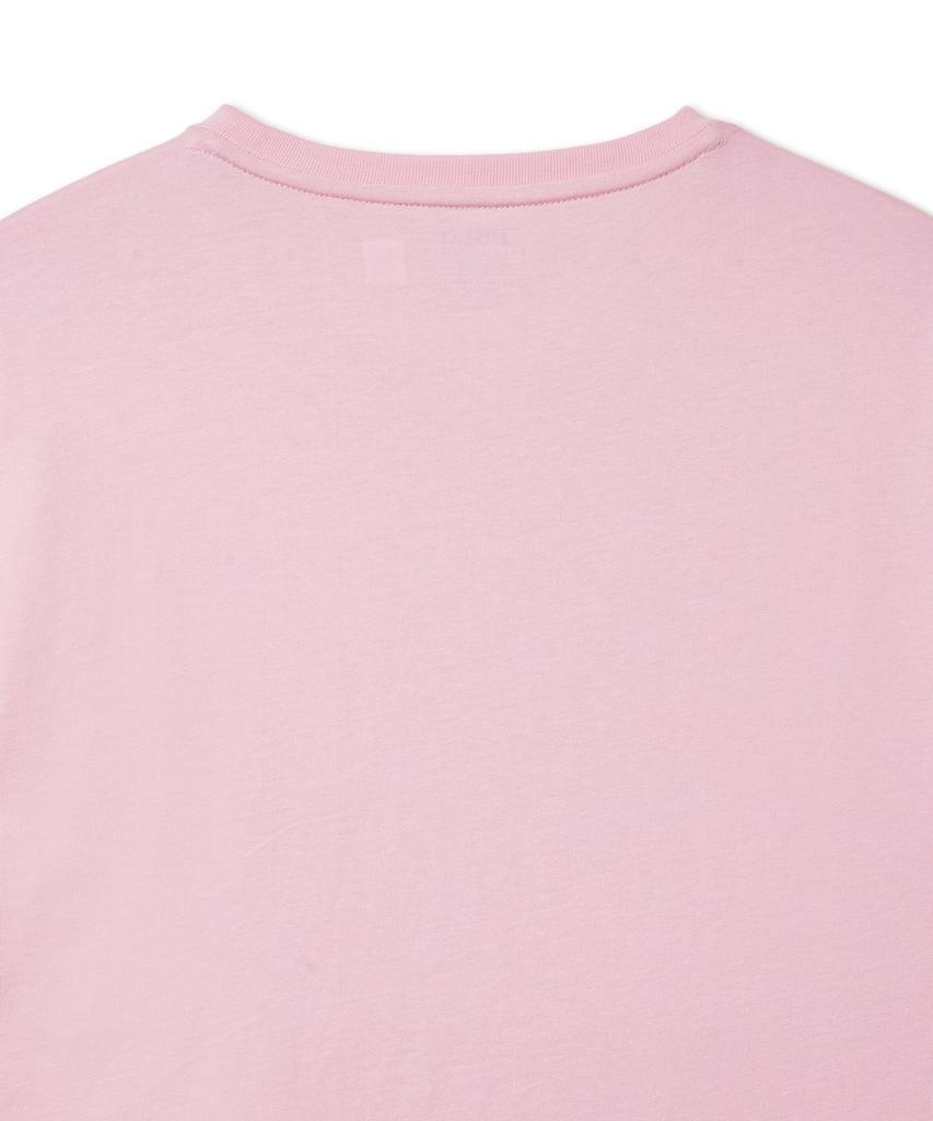 POLO RALPH LAUREN Custom Slim Ronde Hals T-shirt - Roze
