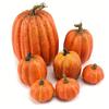 7pcs Artificial Pumpkin Decoration Set, Realistic Halloween Pumpkins for DIY Crafts, Autumn Harvest, Home & Party Decor