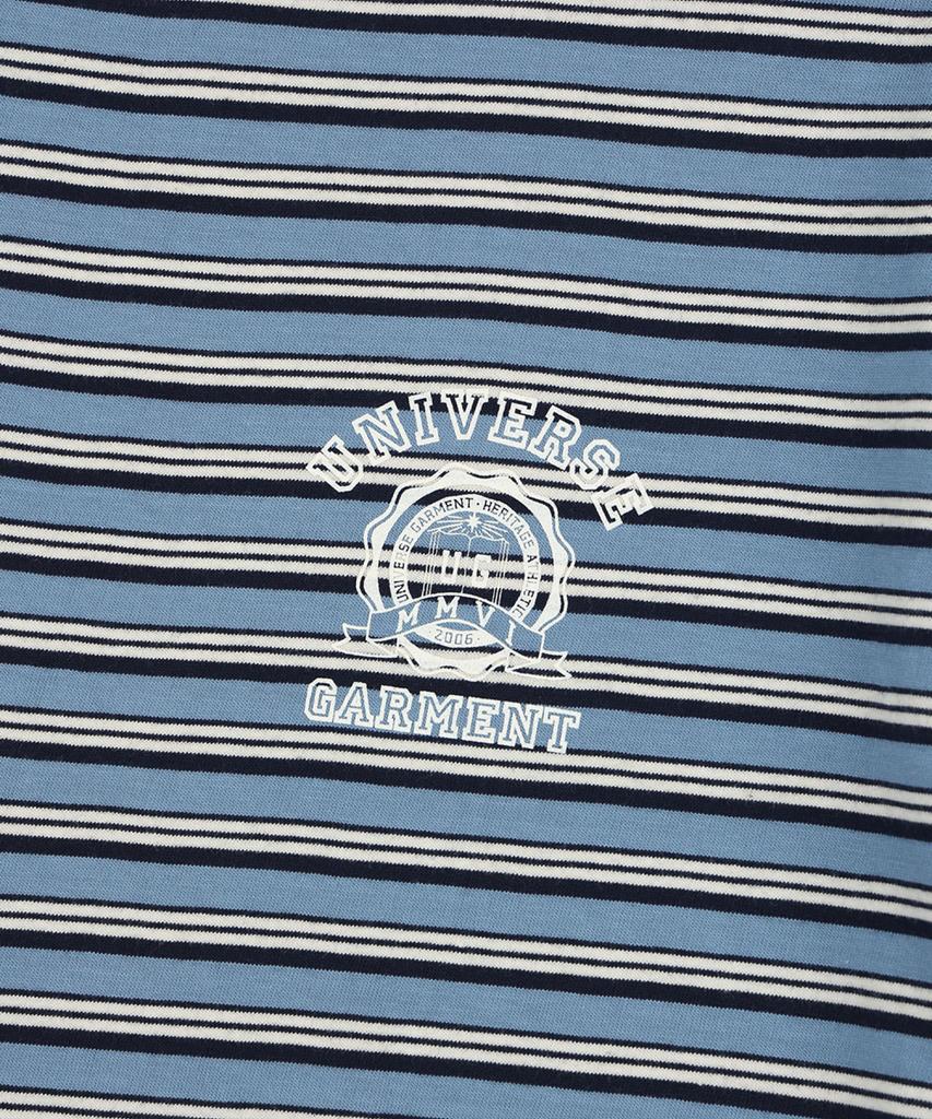 Yunibeoseugameonteu Ug Stripe Emblem T-Shirt_Light Blue