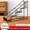 Morin Wrought Iron Four-Tier Syrup and Sauce Bottle Display Rack