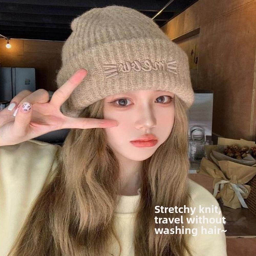Frau/Männer Winter Herbst Hüte Mehrfarbig Damen Strickmützen Damen Freizeitkappe Outdoor