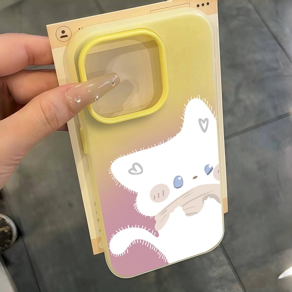 INS Couple Black White Cat Candy Color Phone Case For Xiaomi 14T 15T Pro Xiaomi 17 pro max Xiaomi Mi 11 Lite 5G Shockproof Funda